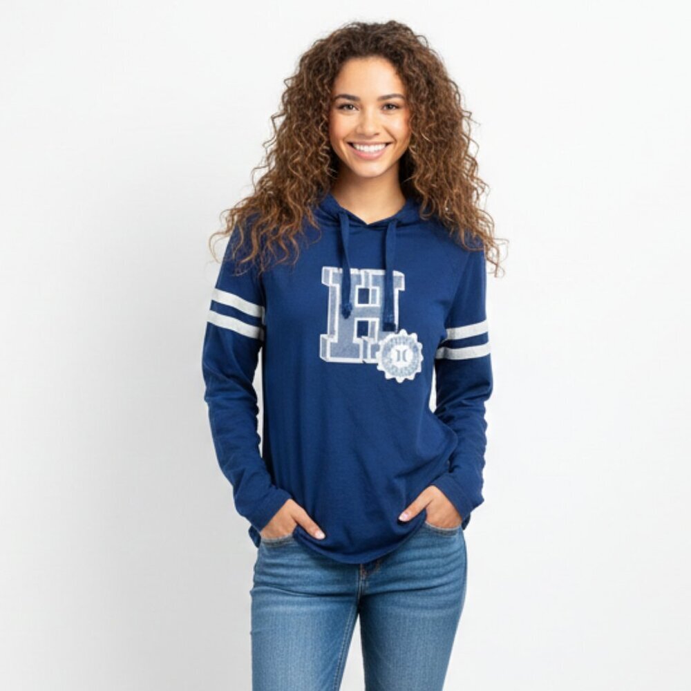 Hurley Blue Pullover Hoodie Size Small